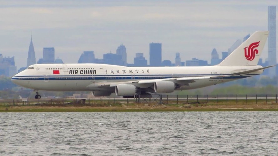 Estados Unidos aerolíneas chinas